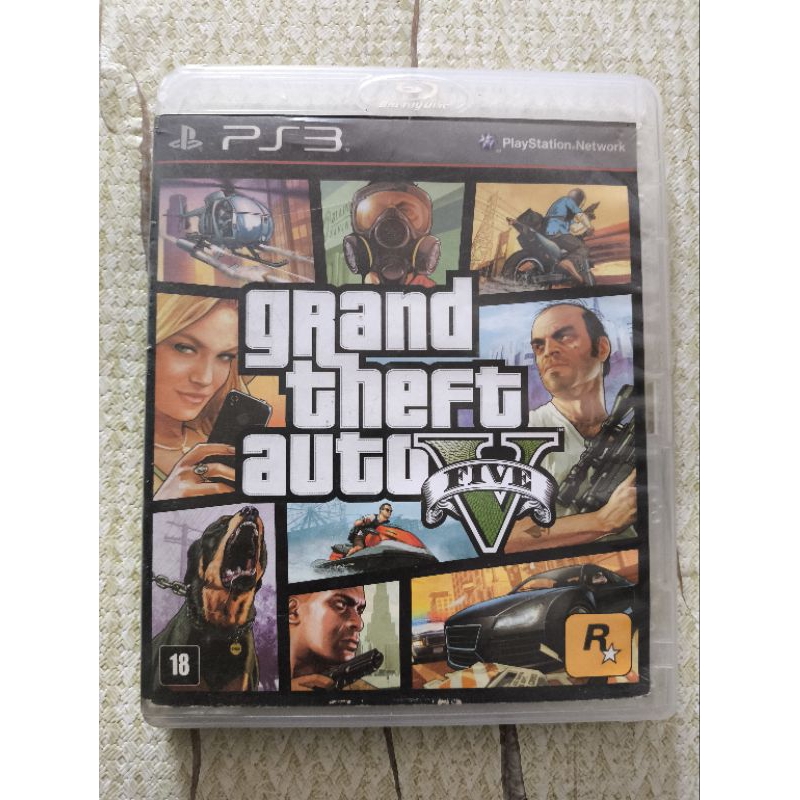 Jogo para PS3 usado mídia física original GTA V