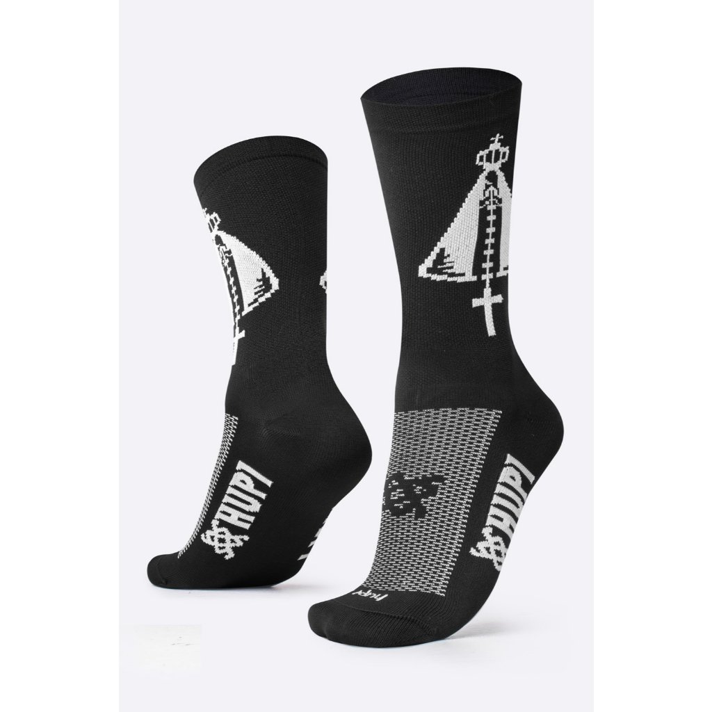 Meia Nossa Senhora Aparecida HUPI - Tamanho LT para pés menores 34-38, Ideal para Corrida e Bike em Oferta na Shopee