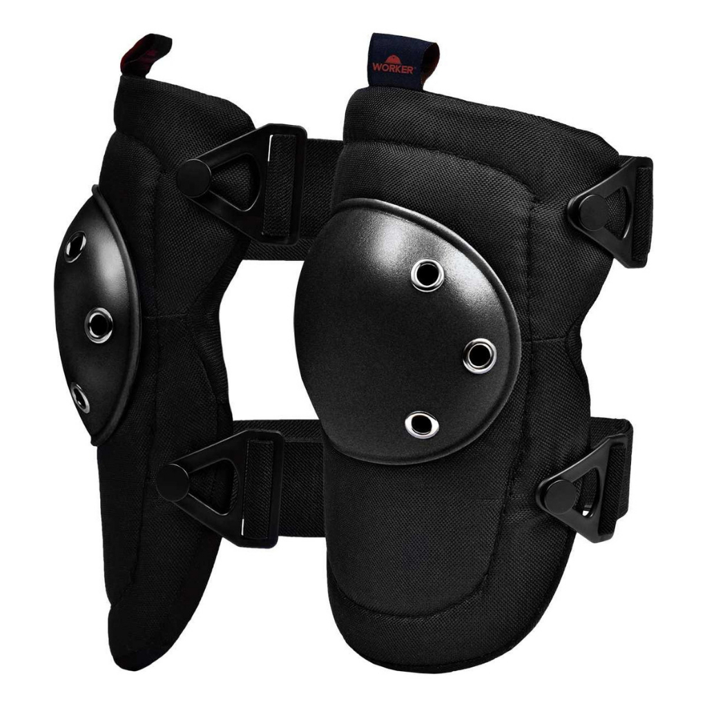 Par De Joelheiras de Proteção Para Jardinagem C/ Presilha Ajustável Mecanico Construções Uso Geral