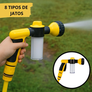 Esguicho Bocal De Mangueira Regar Jardim Pistola Spray Água Alta Pressão Bico Limpeza em Oferta na Shopee