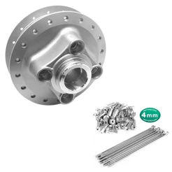 Cubo Roda Cg Titan 125 2000/2004 Fan 125 05/08 Traseiro C/ Raios 4mm Cromados