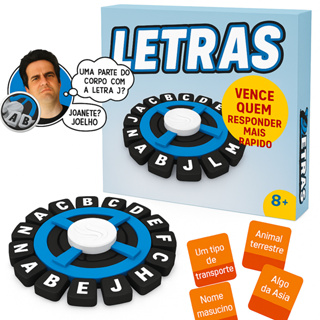 Jogo das Letras Tabuleiro Versão Portugues Letters Game 144 Categorias Stop Tapalavras Trava Mesa em Oferta na Shopee