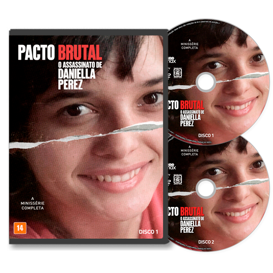 DVD - Pacto Brutal - O Assassinato de Daniella Perez - Minissérie Completa (2022) (DVD Duplo) (2x DVDs)