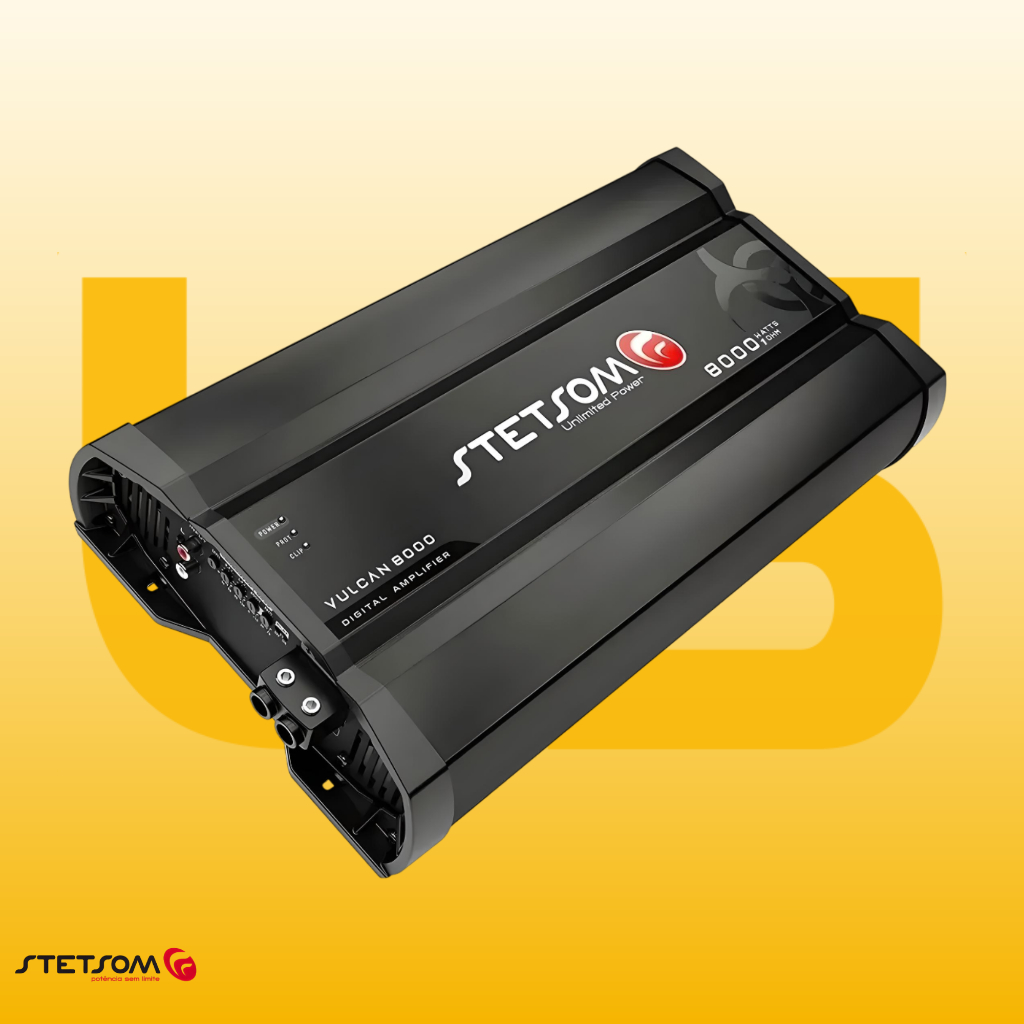 Imagem Modulo Amplificador Stetsom Vulcan 8000w 1 Ohm 1 Canal