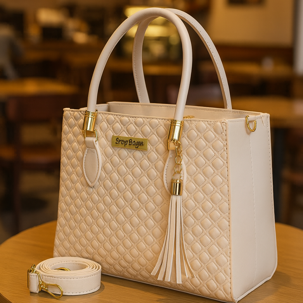 Bolsa Feminina Grande ShopBag Living Savage em Oferta na Shopee