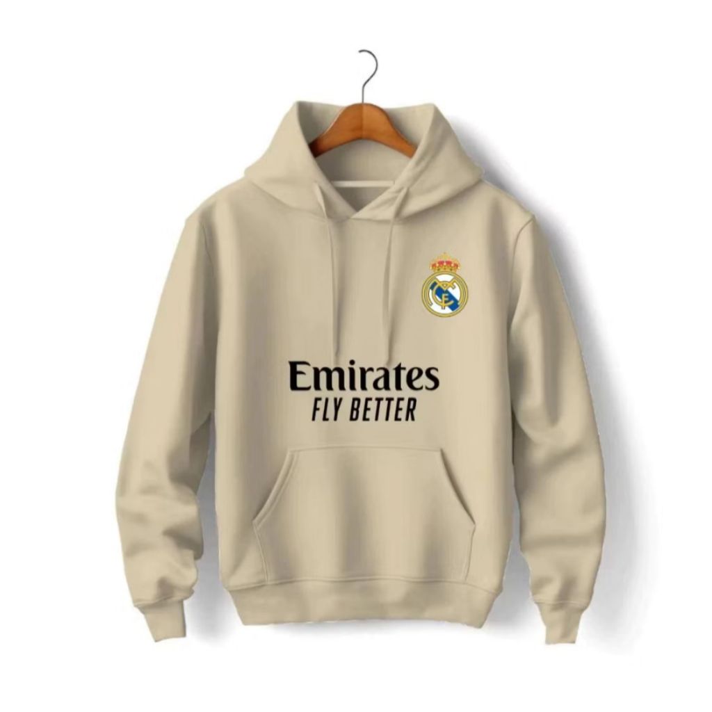Moletons de Frio Time Europeu Real Madrid  LaLiga Unissex Envio Rápido