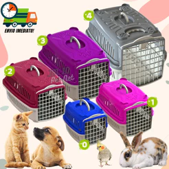 Caixa de Transporte Para Cães e Gatos Filhotes Pequeno Médio e Grandes nº0 até nº04 Promoção