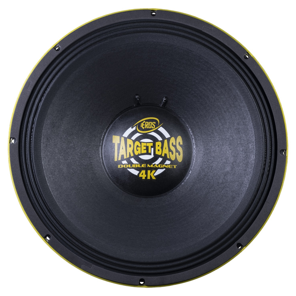 Alto Falante Eros Target Bass Double Magnet 4K 18 Polegadas 2000W RMS 4 Ohms Amarelo Grave e Sub em Oferta na Shopee