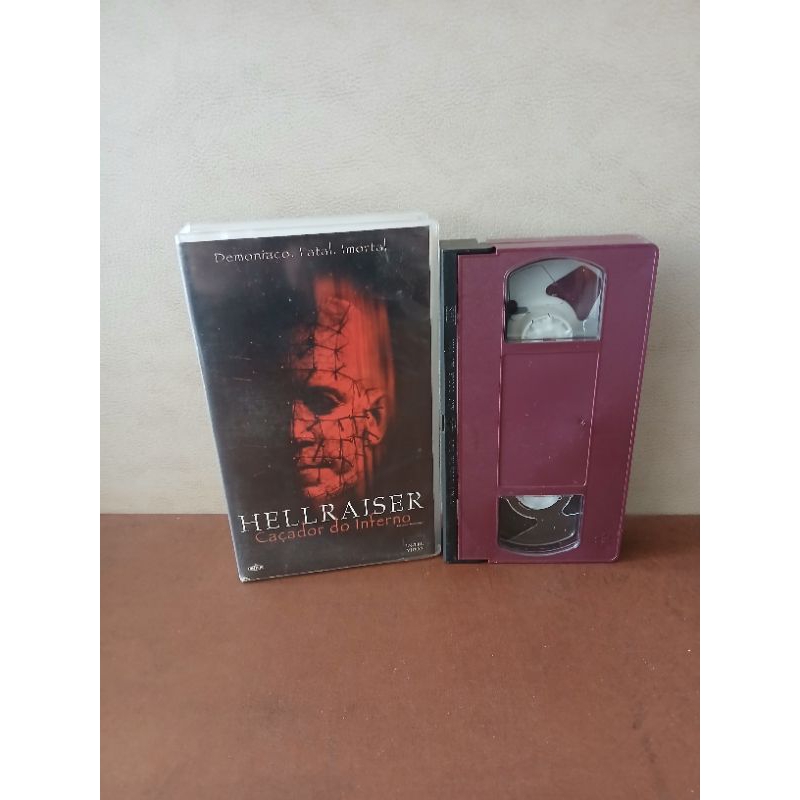 Fita Vhs Original Hellraiser Caçador do Inferno