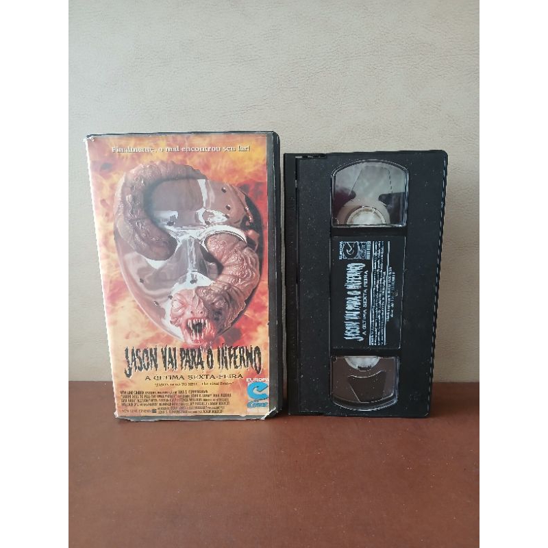 Fita Vhs Original Jason Vai Para o Inferno  - Legendado