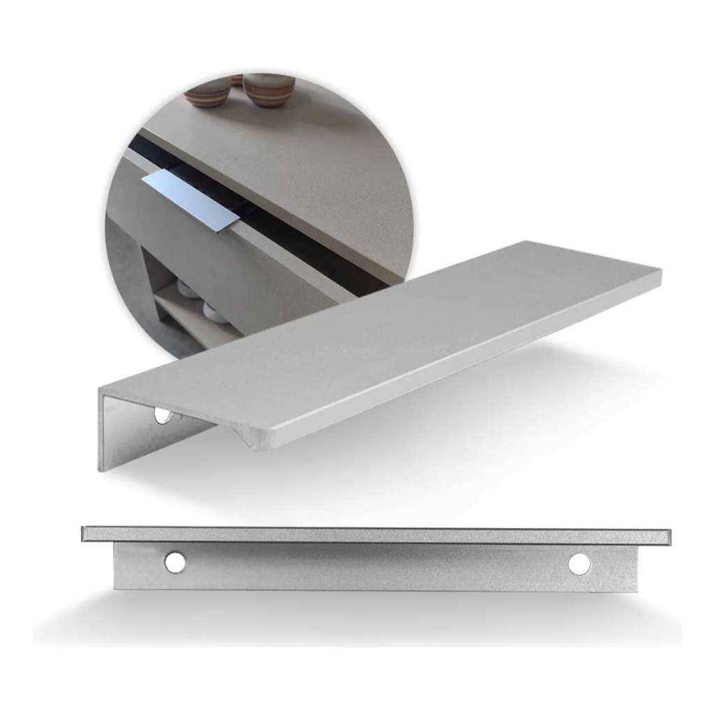 Kit C/ 10 Puxadores Slim Para Móveis 82mm/ 146mm/ 210mm — imagem 2 de 2