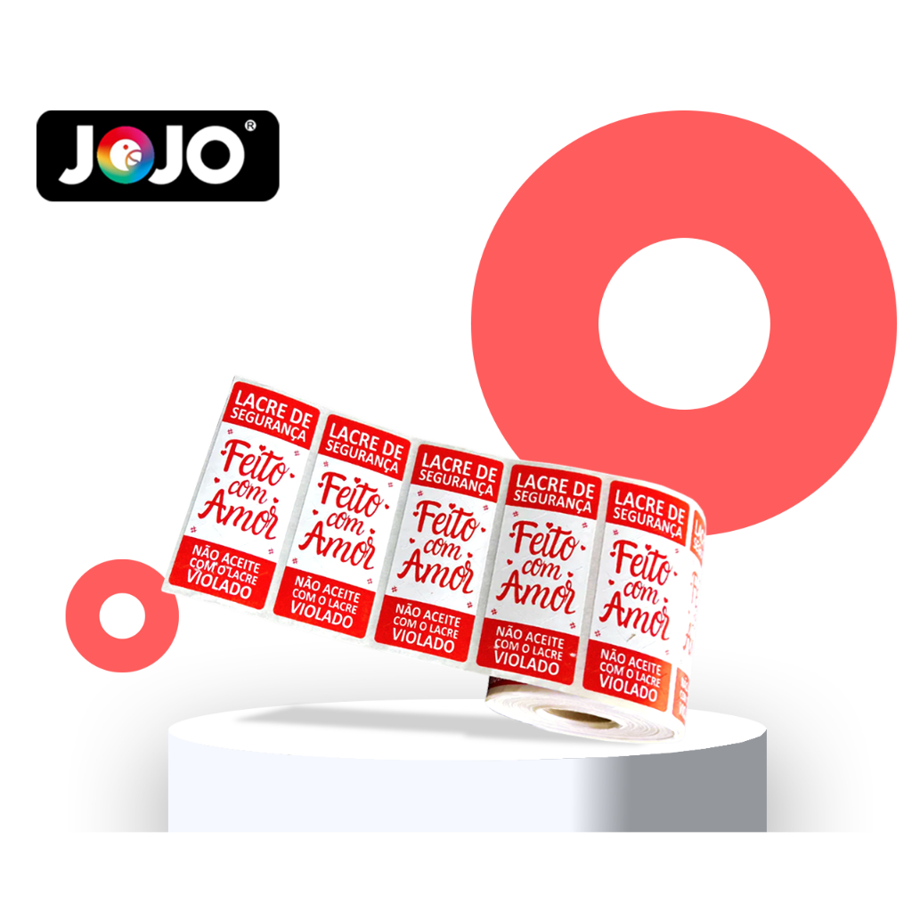 1000 Etiquetas Lacre de Segurança Entregas Delivery Rappi Ifood 99 Uber Eats Daki Doces Cookies Bolos Marmitas 90x35mm em Oferta na Shopee