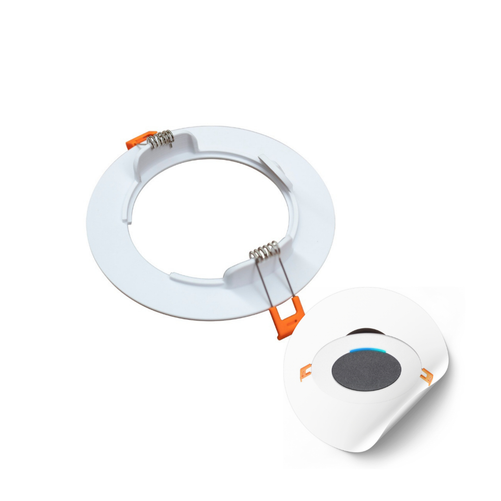 Suporte de Embutir no Teto Compatível com Alexa Echo Dot 3