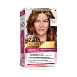 Tinta De Cabelo Imédia Excellence 6.41 Marrom