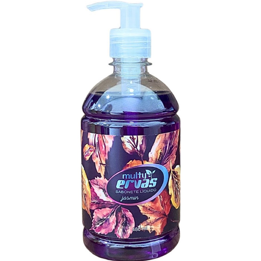 SABONETE LÍQUIDO MULTY ERVAS JASMIM 480ML - DEMAZON