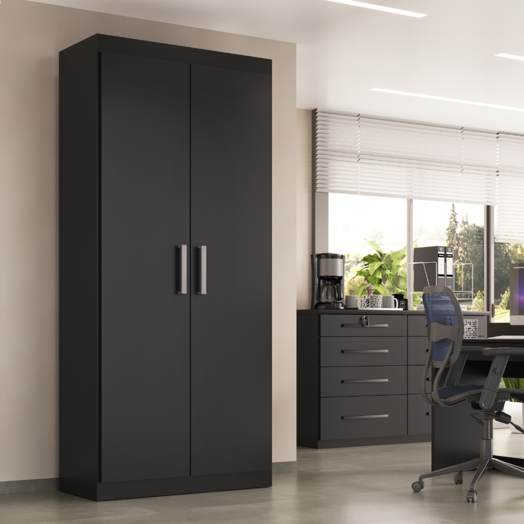 Armário De Escritório Miriam 2 Portas  1,85m em Oferta na Shopee