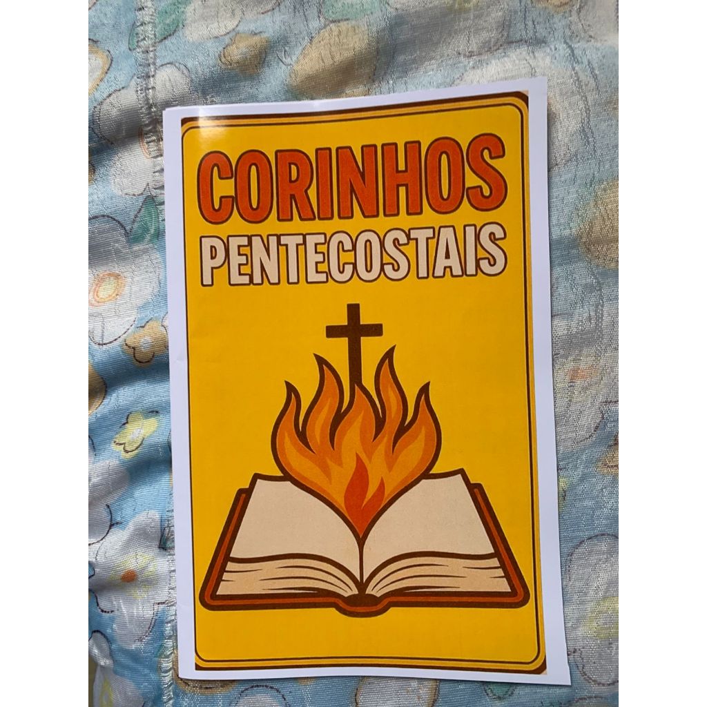 Corinhos Abençoados Adotados Nas Igrejas Pentecostais Livreto de Cristão para Cristão em Oferta na Shopee