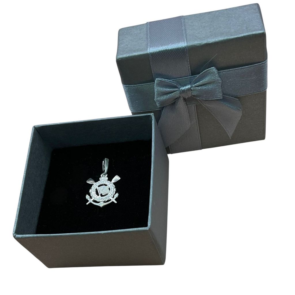 Colar com Pingente do Corinthians em Prata 925 Pingente do timão