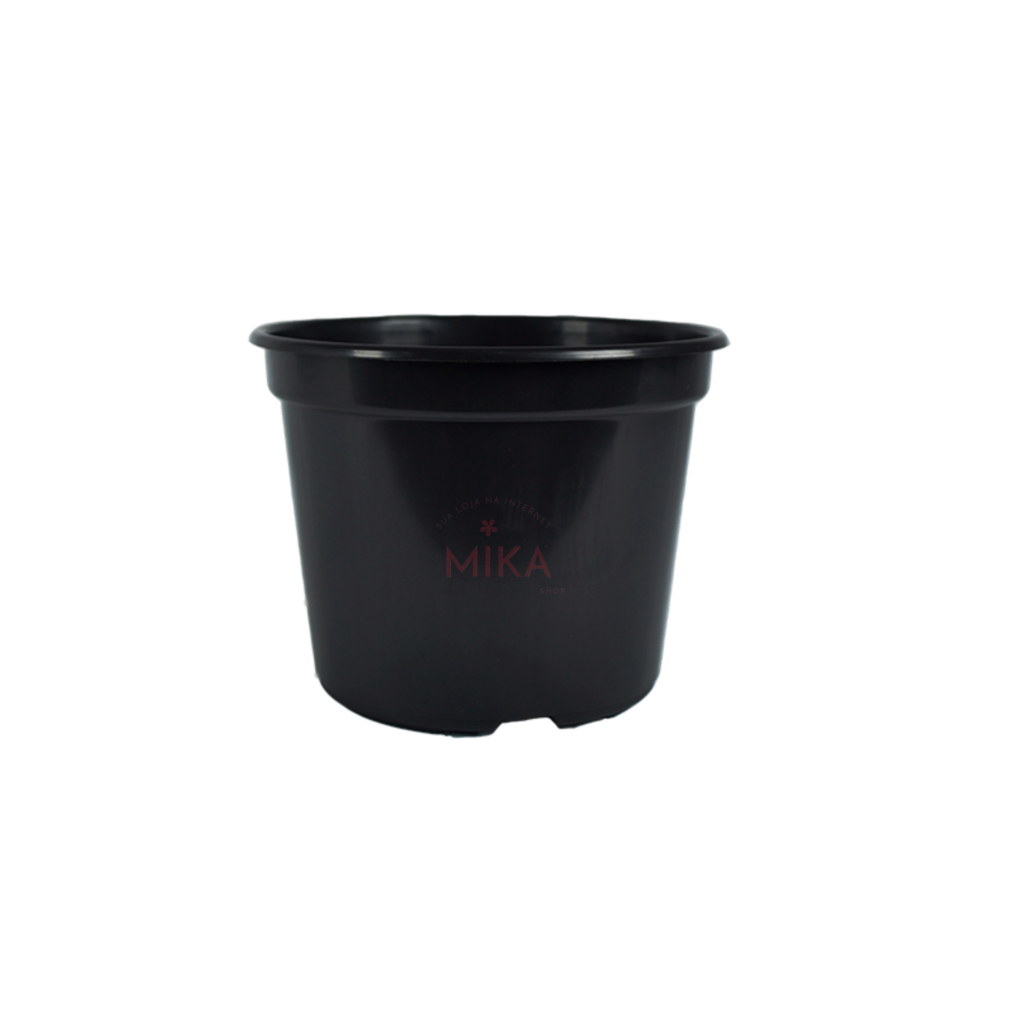 Kit com 120 Vasos Pote 15 Preto (1 Litro) – Ideal para Mudas, Rosa do Deserto, Cactos e Suculentas