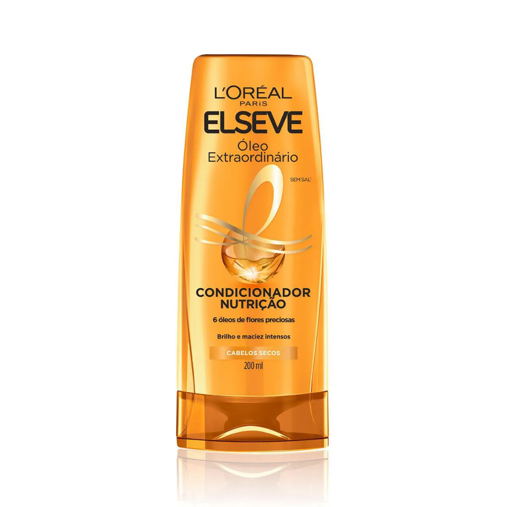 Condicionador Elseve Óleo Extraordinário Nutrição 200ml em Oferta na Shopee