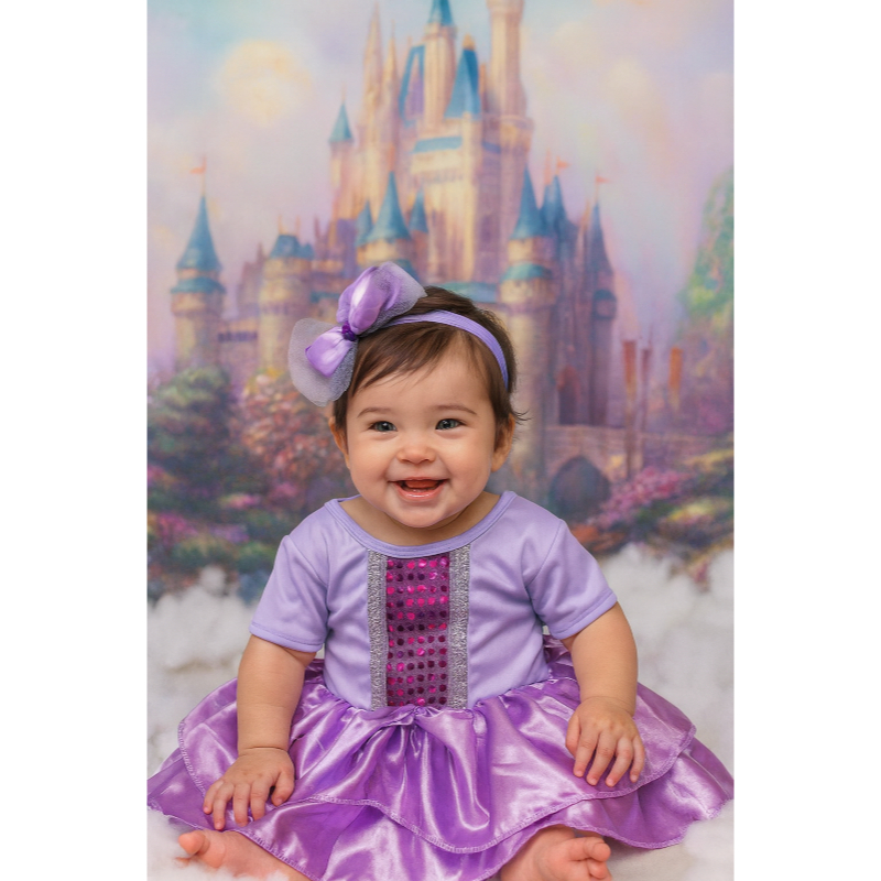 BODY FANTASIA TEMATICO LUXO INFANTIL BEBÊ PRINCESA SOFIA MENINAS MESVERÁRIOS FESTAS CARNAVAL KIT