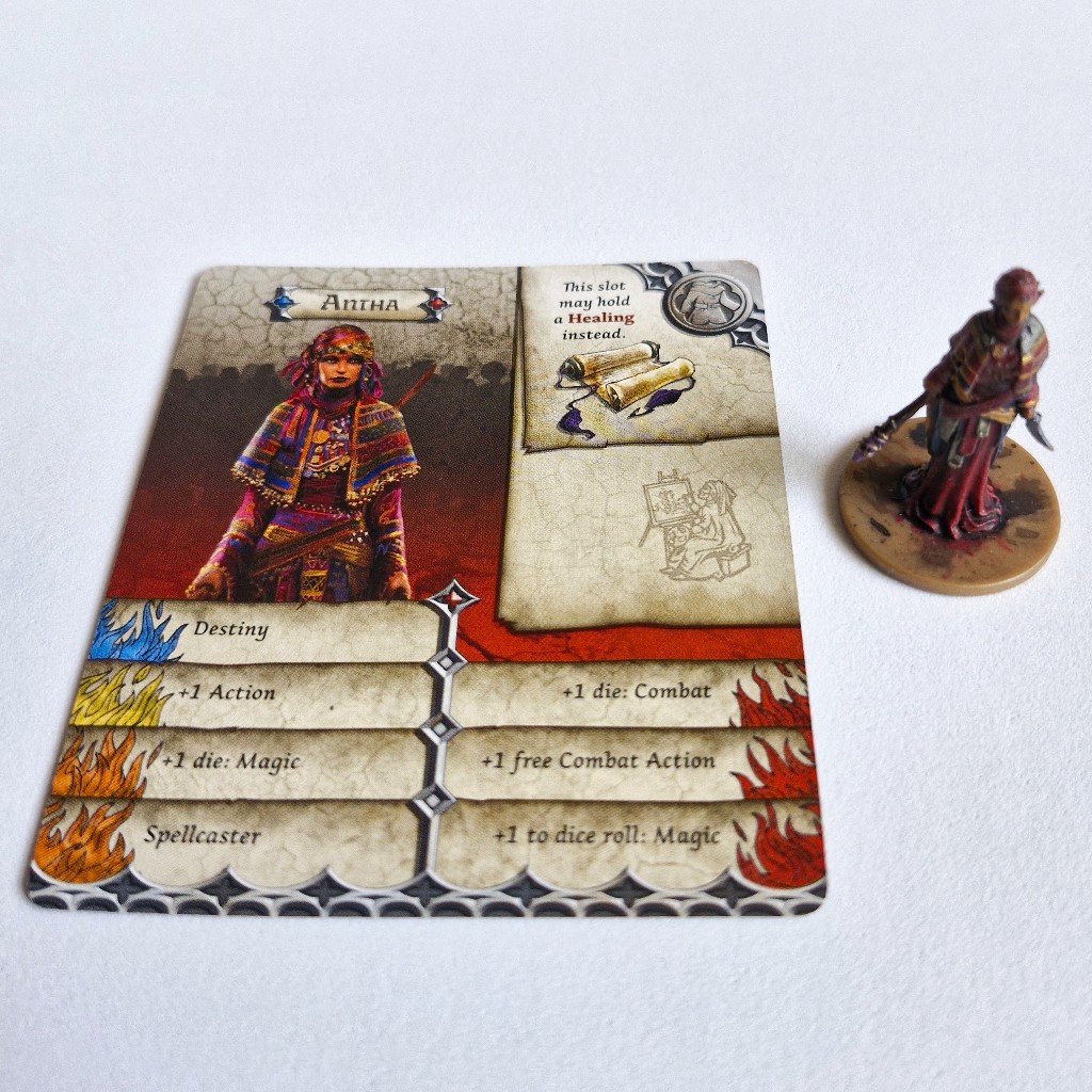 Antha a Bruxa | The Witch (c/ Pintura) - Sobrevivente | Survivor - Zombicide Black Plague / Green Horde Ks