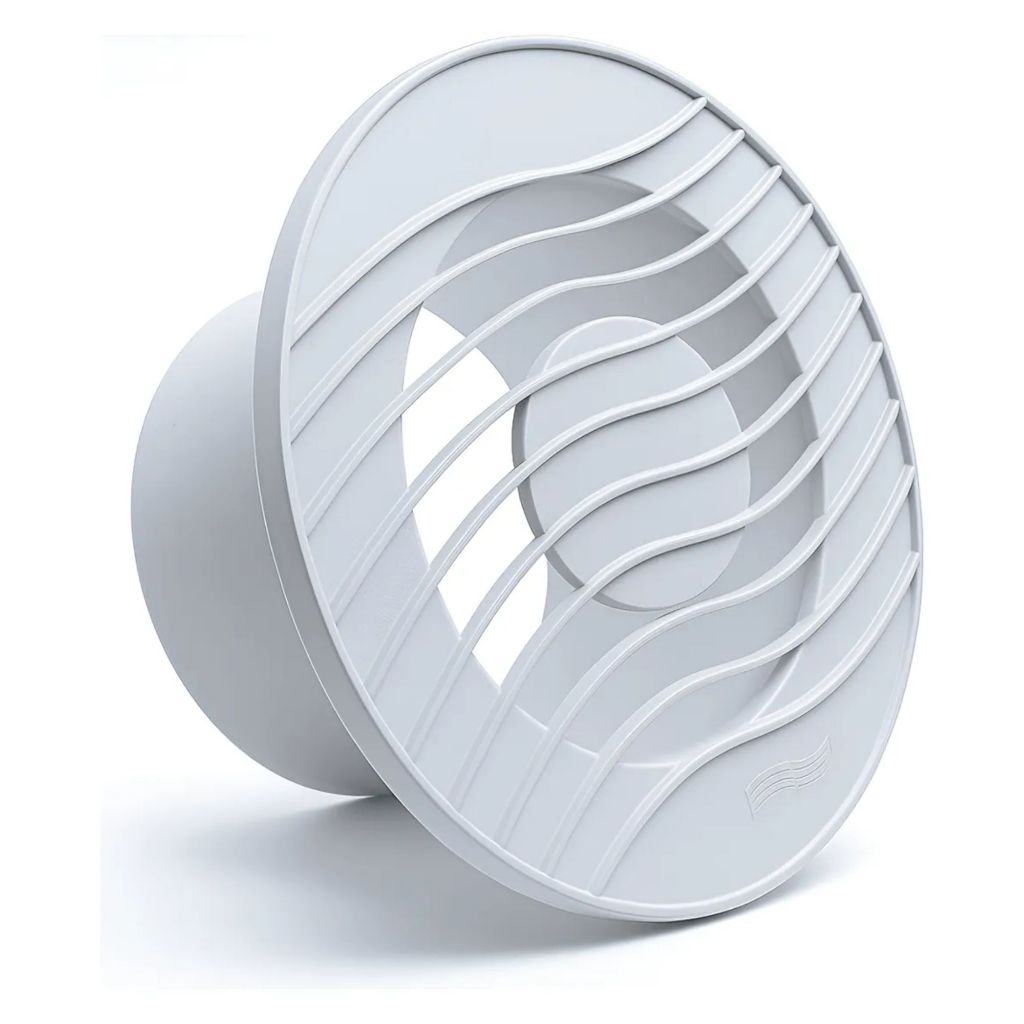 Grade Grelha 125mm Acabamento Interno Para Duto Gai 125 Colarinho