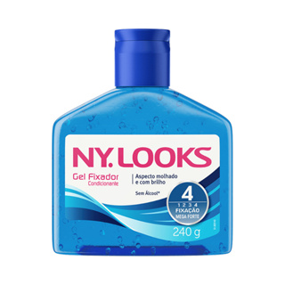 Gel Condicionante Fixador Nylooks Mega Forte 240g em Oferta na Shopee