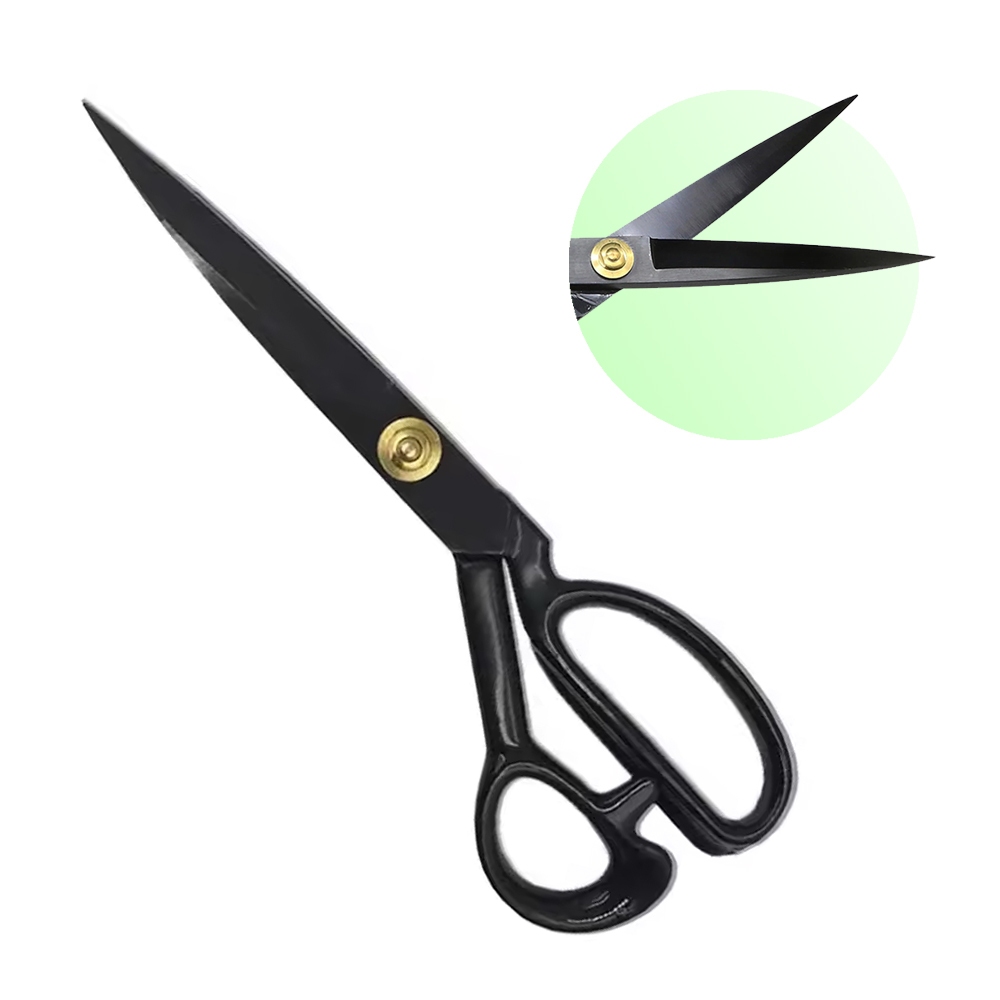 Tesoura Alfaiate Titanium Profissional Costura Patchwork Tecidos – Cabo Ergonômico em Oferta na Shopee