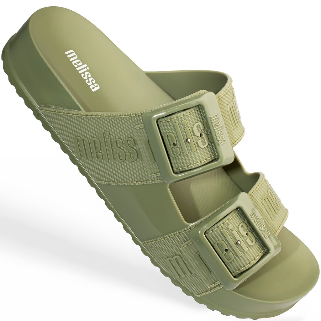 Sandália Melissa Cozy Slide M-Lover Original 35849 Verde em Oferta na Shopee