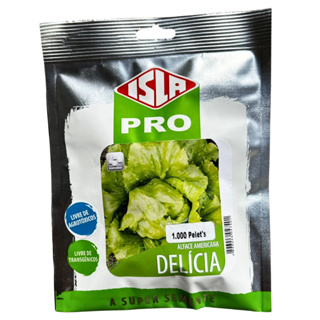 Semente Peletizada Alface Americana Delícia - ISLA em Oferta na Shopee