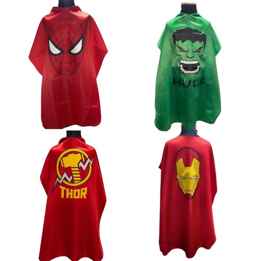 Kit 4 Capas Lúdicas Corte Infantil Heróis M Barbei