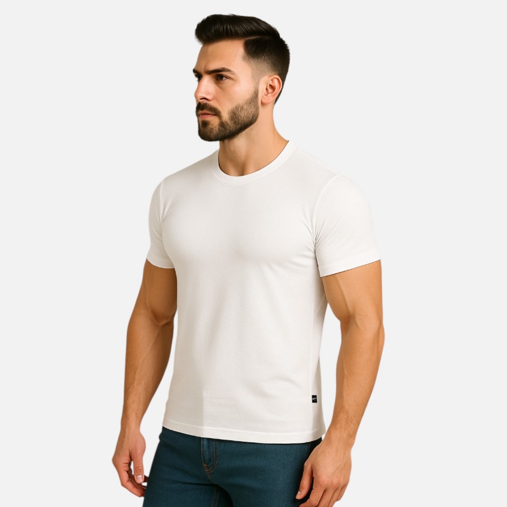 Camisa Térmica Slim Fit Proteção Uv Compressão Manga Curta