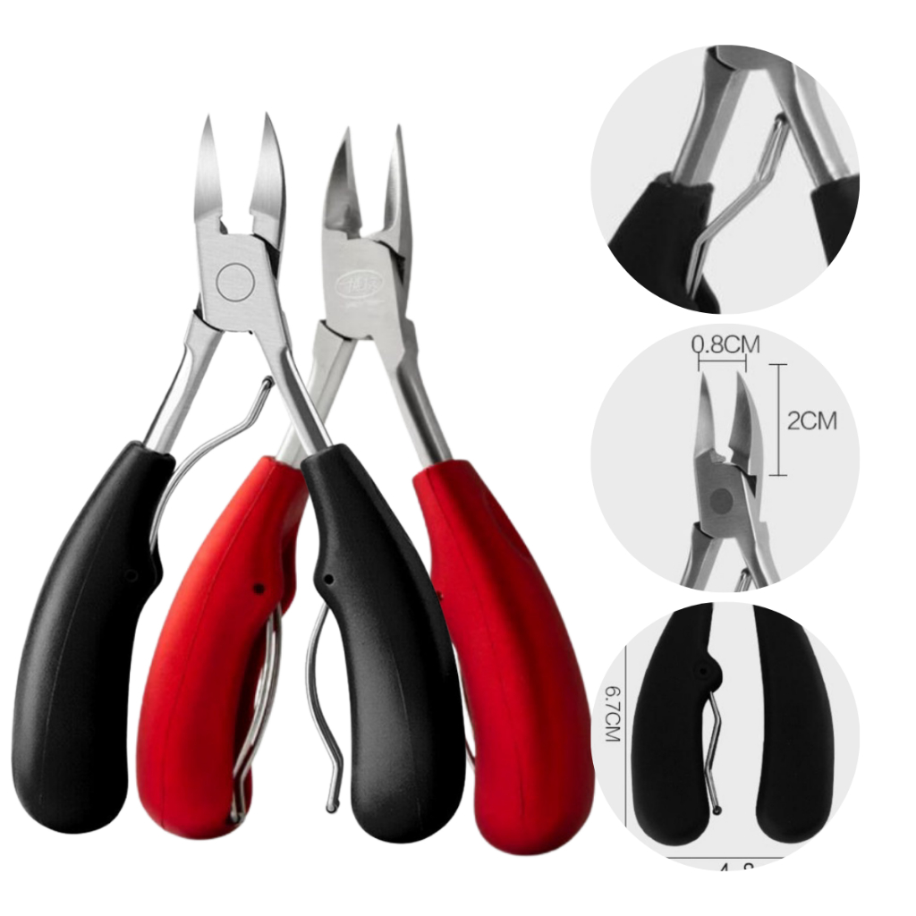 Alicate Mola Dupla De Cortar Unha Curvado Profissional Aço Inox Manicure Pedicure Podologia e Decoração de unha em Oferta na Shopee