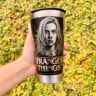 Copo Térmico STRANGER THINGS Personalização em 360 Graus 473 ML Personalizado em Oferta na Shopee