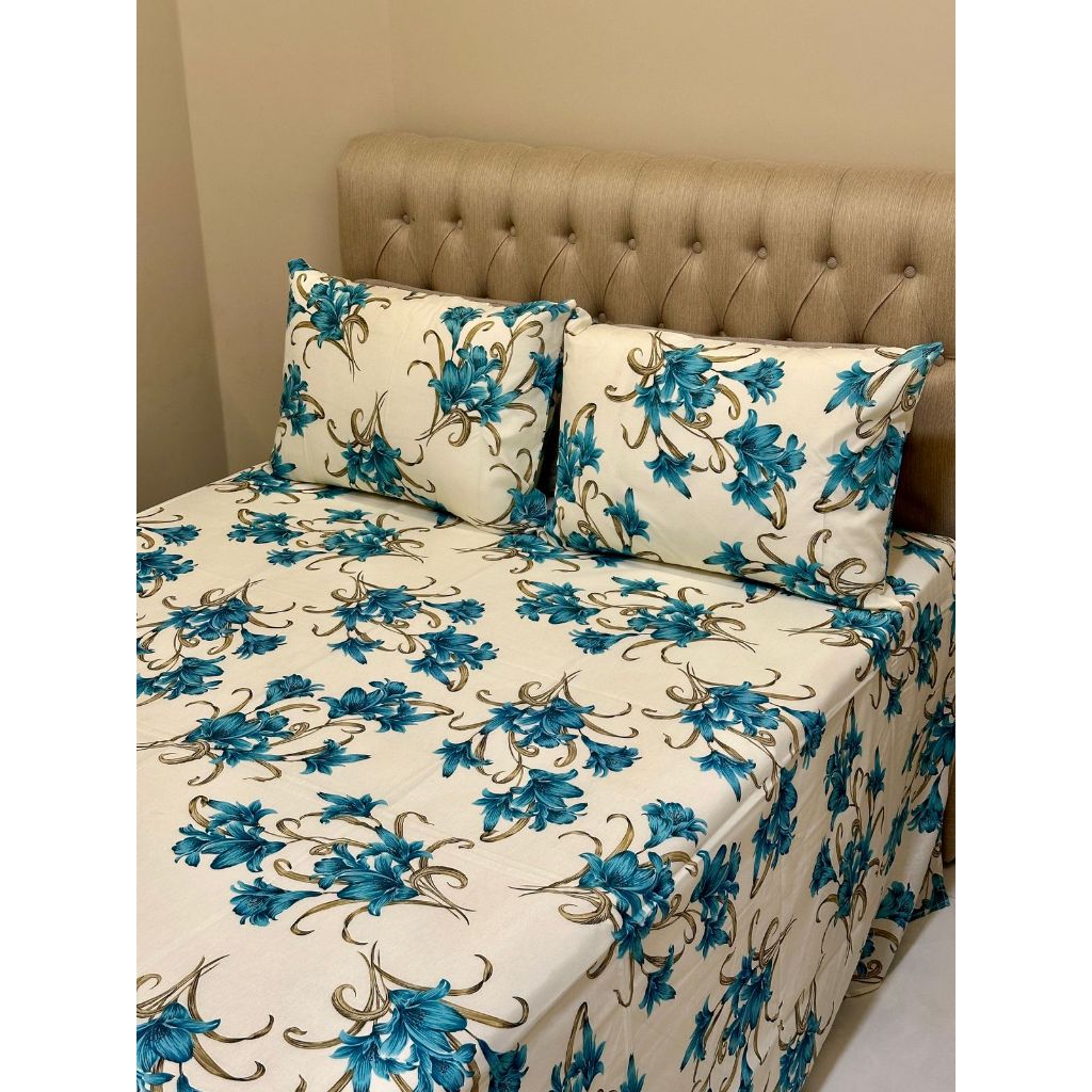 Jogo de Cama King 100% Algodão. IMPERDIVEL. em Oferta na Shopee