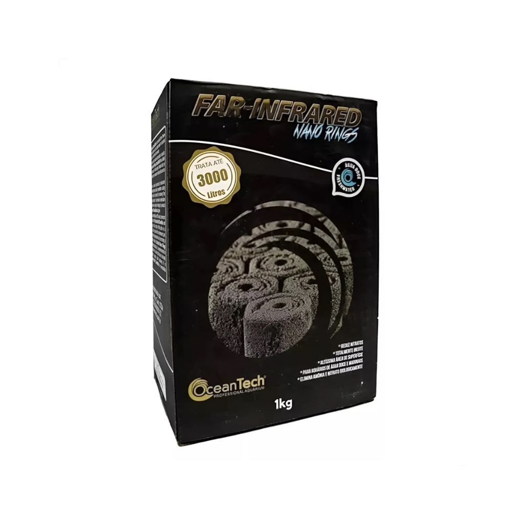 Mídia Biológica Nano Rings Far Infrared 1kg Ocean Tech 3000L em Oferta na Shopee