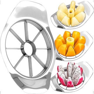 Cortador Maçã De 100% Aço inox Pêra legumes Cozimento Vegetais Picador Cozinha Fácil Uso Corte em Oferta na Shopee