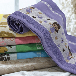 Toalha de Banho Kids Infantil Para Bordar Ponto Cruz 100% Algodão Lançamento SV em Oferta na Shopee