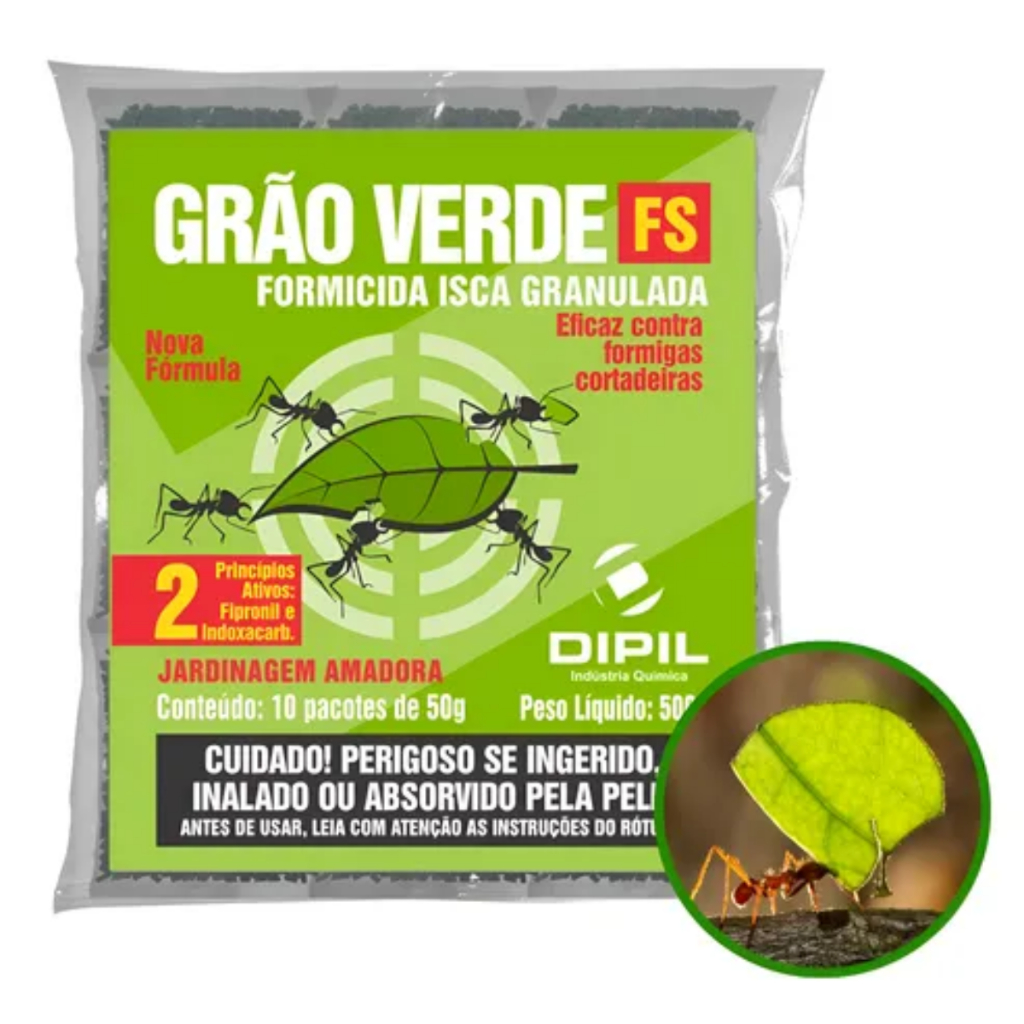 Formicida granulado Grão Verde 10x50g