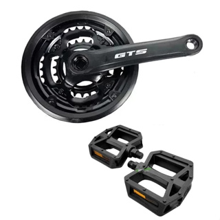 Pedivela Aço Coroa Reduzida 42d Eixo 34.7mm + Pedal Rosca Grossa Plataforma Bike Aro 29 ou 26 em Oferta na Shopee