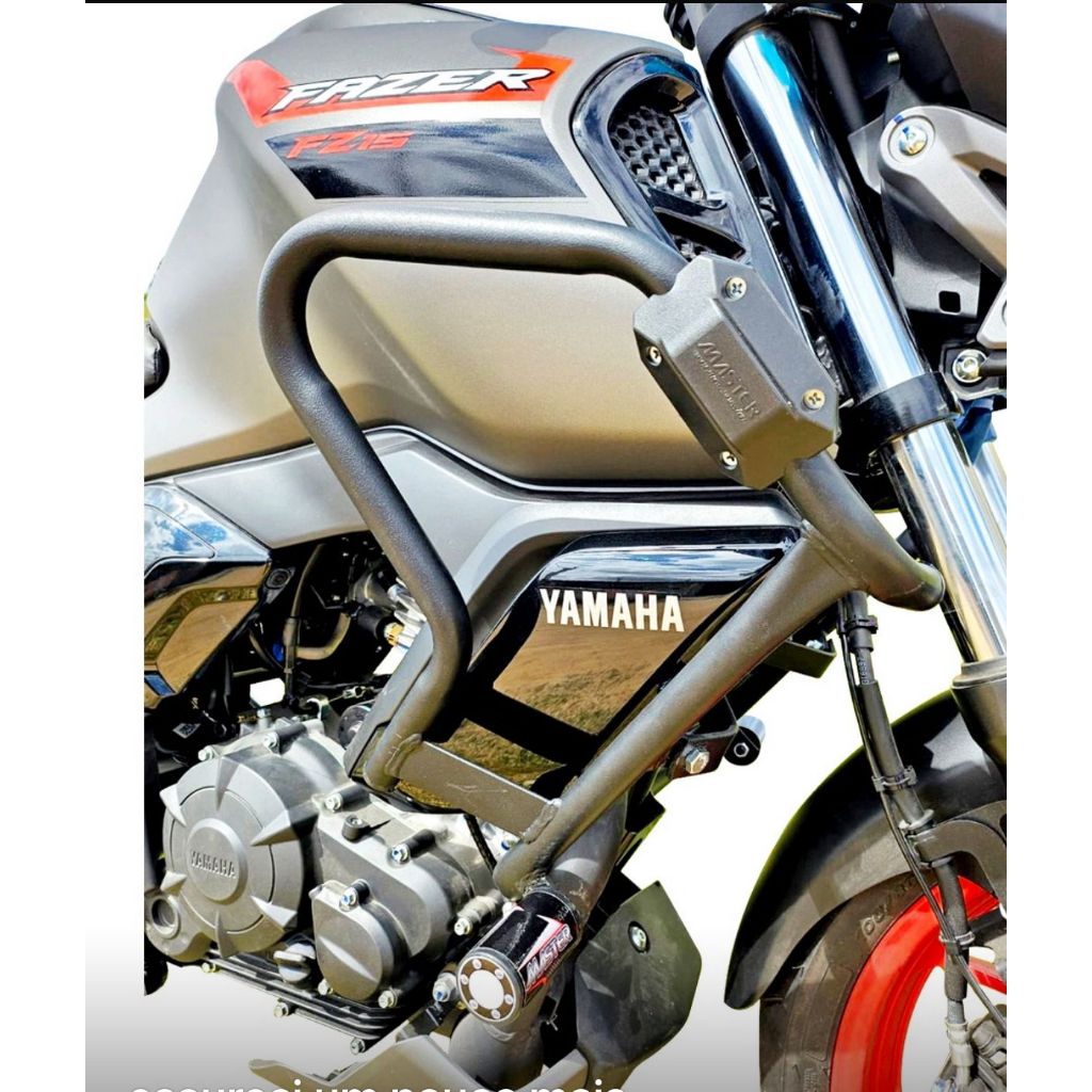 Protetor Para FAZER FZ15 ABS 150 2025 Slider PRETO Carenagem Tanque Motor Mata Cachorro