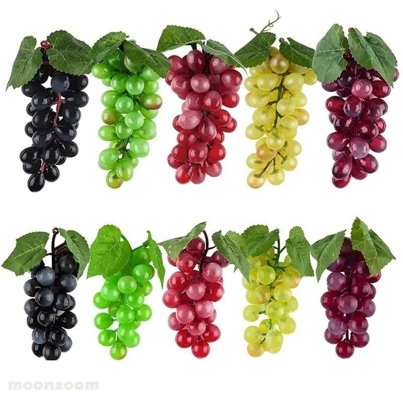 CACHO UVA REALISTA GRANDE 30CM MY23106 em Oferta na Shopee