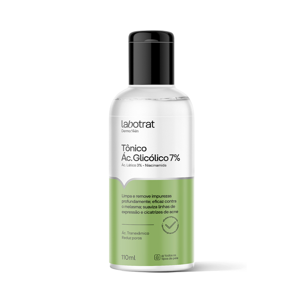 Tônico Facial Ácido Glicólico Dermoskin 110ml Labotrat