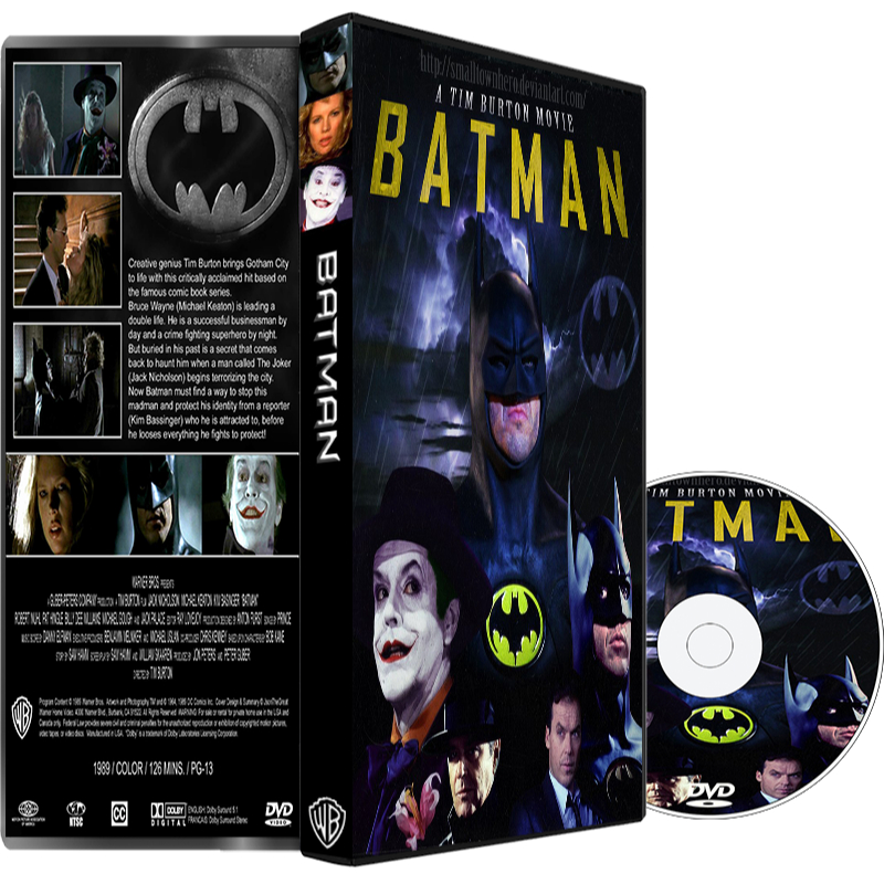 Batman 1989 DVD Filme de (1989) Dublado