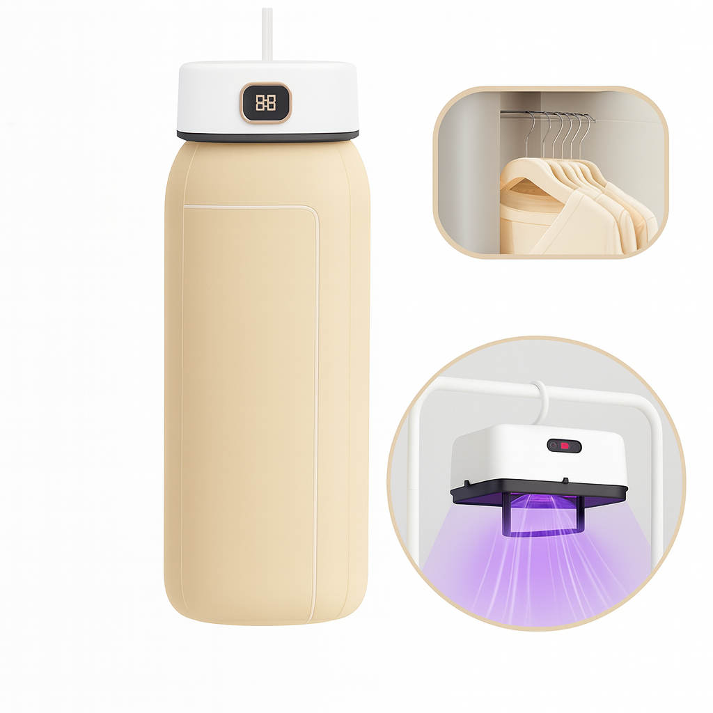Secador de Roupas Portátil 110V/220v Mini Secadora Elétrica Com Cortina Secagem Com Led  e estilização