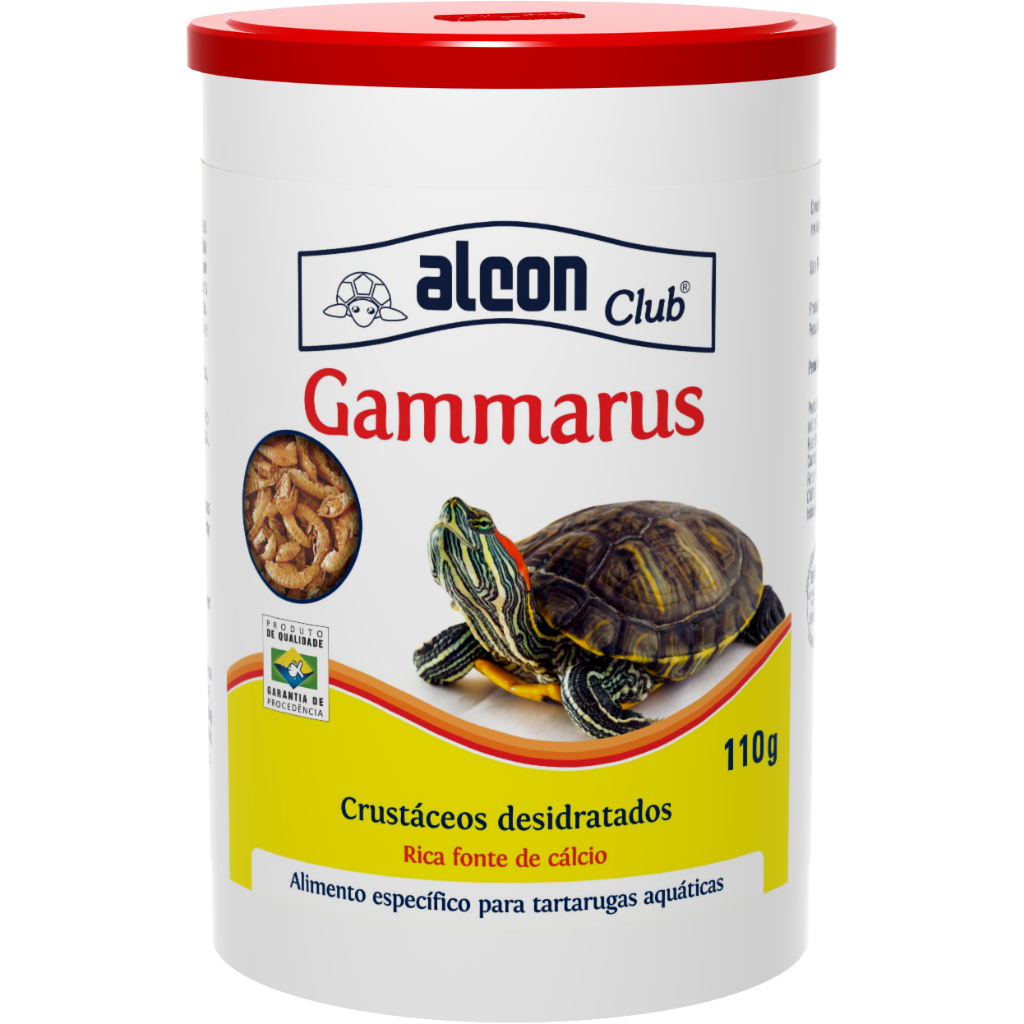 Ração Alcon Club Gammarus 110g - Alimento Específico Para Tartarugas Aquáticas