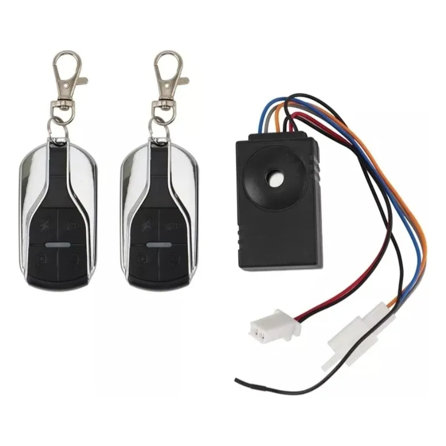 Alarme Para Bike Elétrica Souza Bike, 36v À 72v, 2 Controles