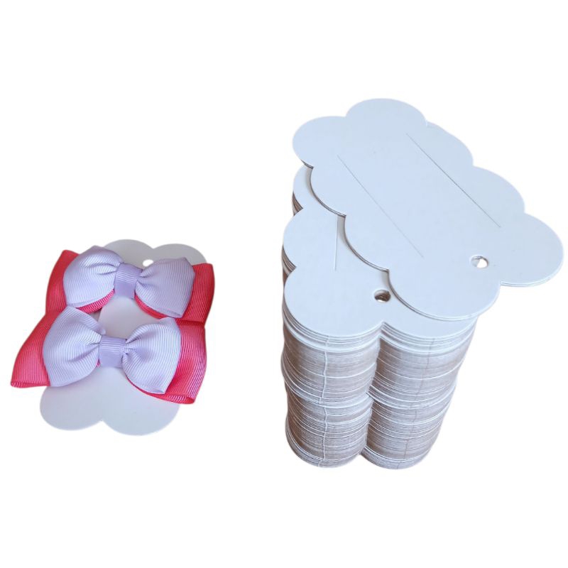 EMBALAGEM TAG  NUVEM PARA  LAÇO XUXINHA  /BICO De PATO  100 Unidades em Oferta na Shopee