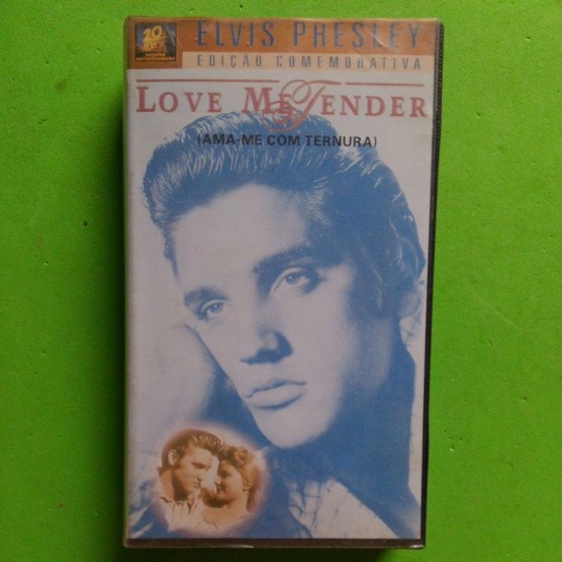 vhs LOVE ME TENDER com Elvis Presley - edição comemorativa (legendado)
